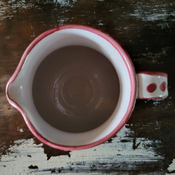 Vintage Made in Italy Pitcher with Bull and Flowers, Hand-Painted *Chips - Picture 10 of 10